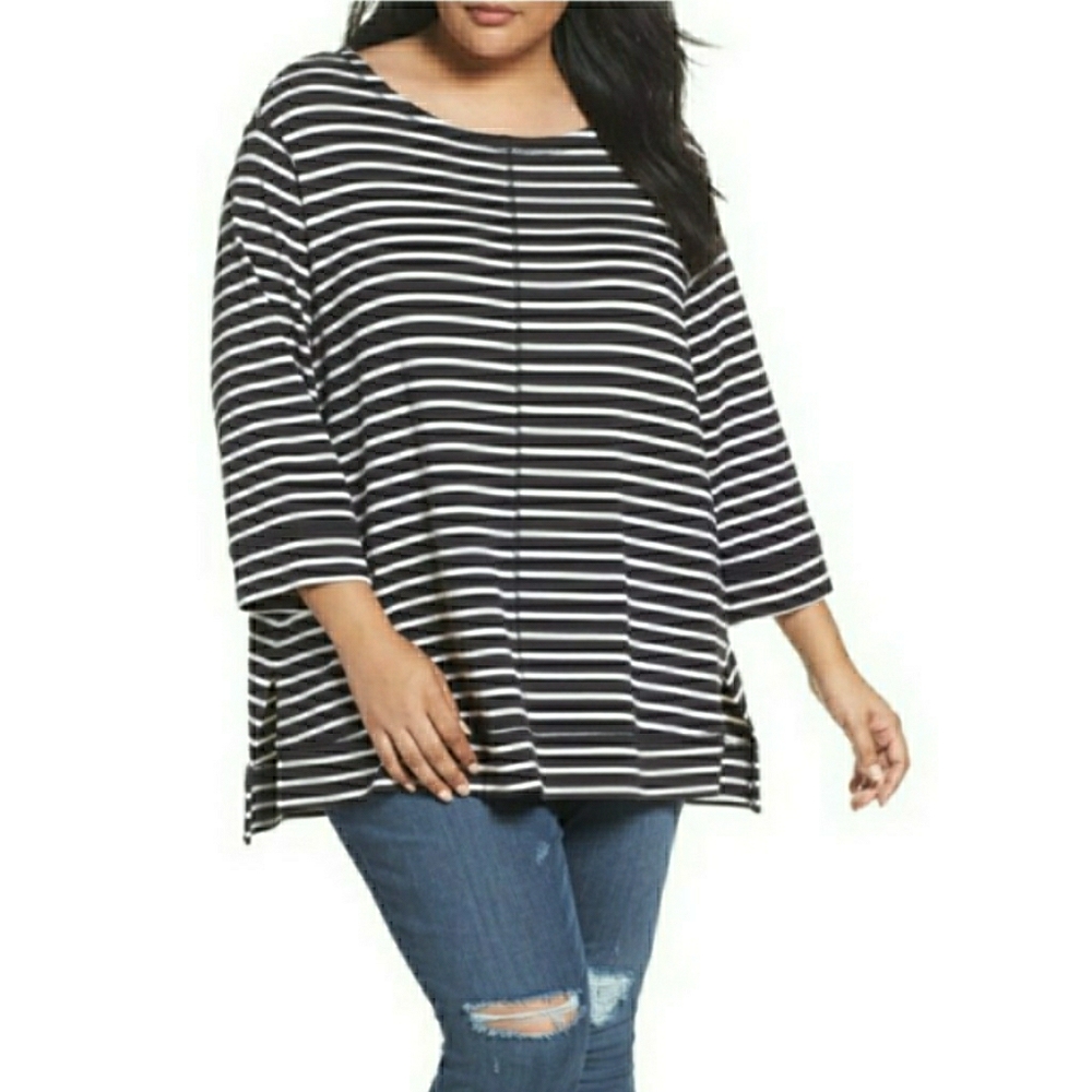 Caslon Three Quarter Sleeve Modal Blend